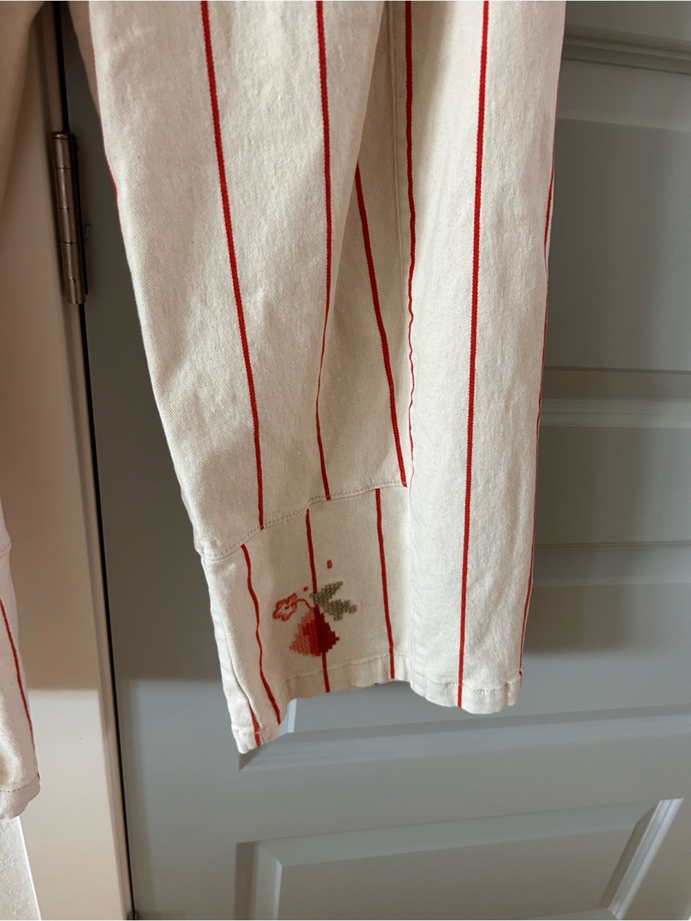 Anthropologie The Izzie Relaxed Pull-On Barrel Pants by Pilcro: Striped Edition - Picture 8 of 9